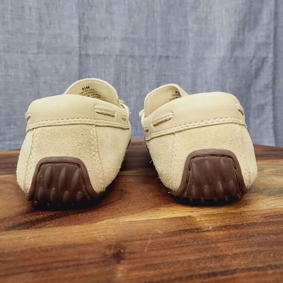Dexter Leather Suede Driving Moccasin Light Sand Women’s Size: 8.5M - Picture 4 of 12